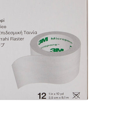 3M™ Micropore™ Paper Medical Tape, 7 to 11 Yard Length