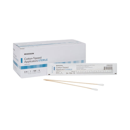 McKesson Sterile Swabsticks, Cotton Tip