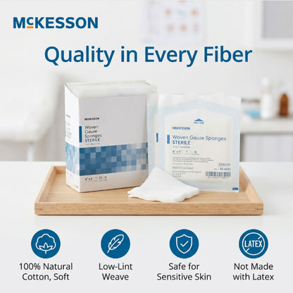 McKesson Gauze Sponge, 4 x 4 Inch