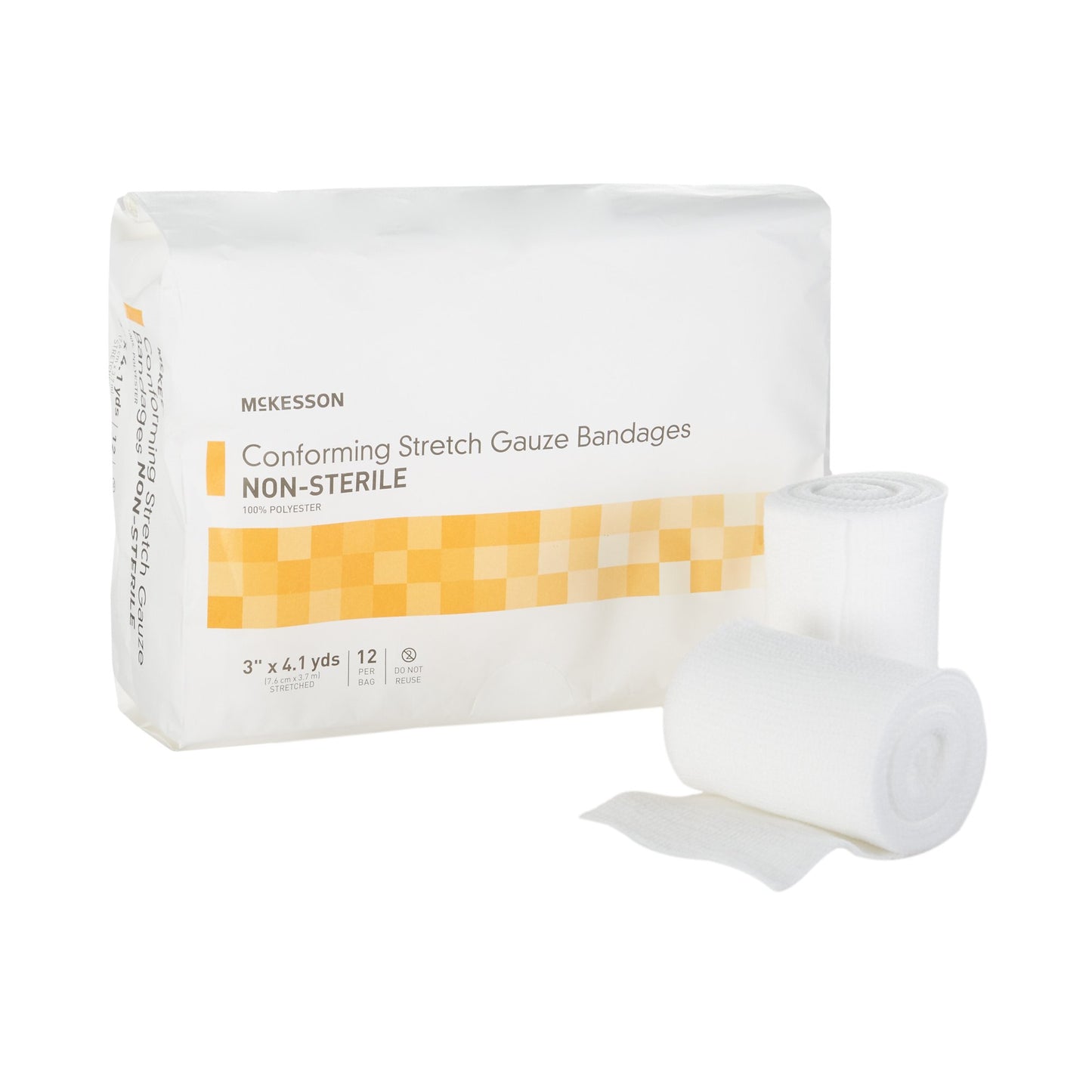 McKesson Conforming Bandage, White