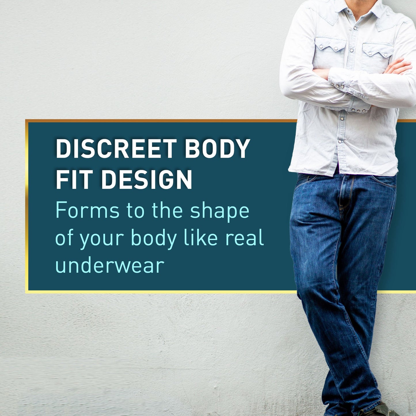 McKesson Premium Discreet Underwear for Men, Heavy Absorbency
