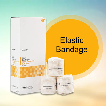 McKesson Hook-and-Loop Closure Elastic Bandage, Tan