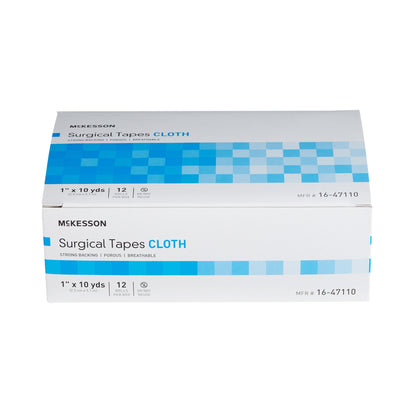McKesson Silk-Like Cloth Medical Tape, White