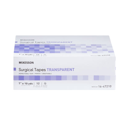 McKesson Plastic Medical Tape, Transparent