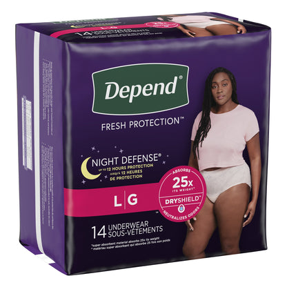 Depend® Night Defense® Women's Absorbent Underwear