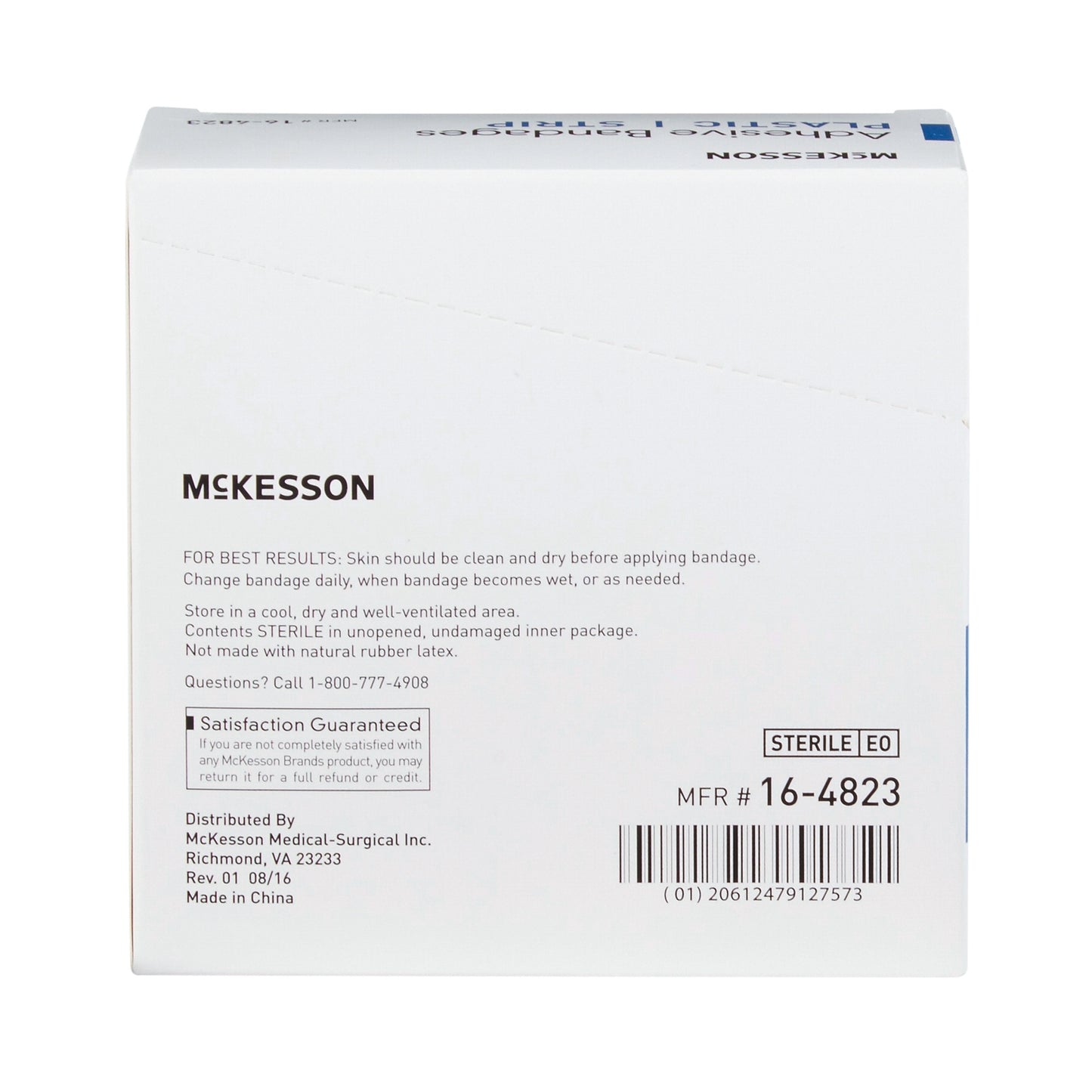 McKesson Adhesive Strip/Plastic Patch, 3/4 x 3 Inch