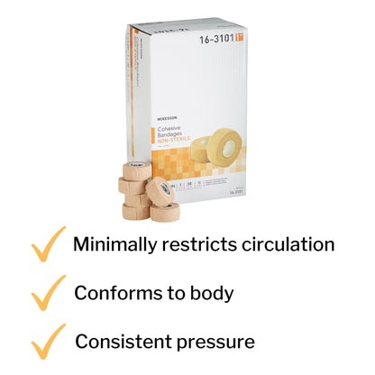 McKesson Self-adherent Closure Cohesive Bandage, Tan