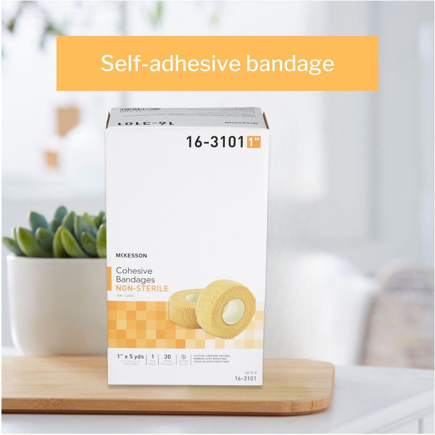 McKesson Self-adherent Closure Cohesive Bandage, Tan