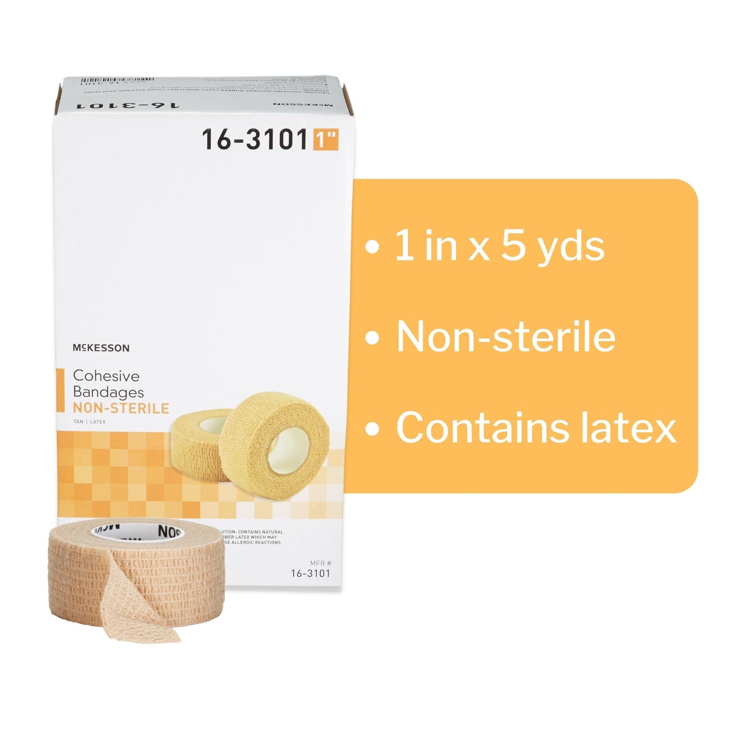 McKesson Self-adherent Closure Cohesive Bandage, Tan