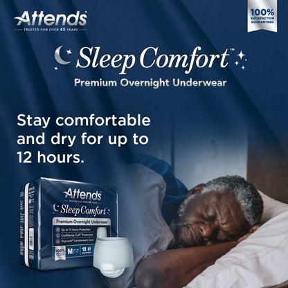 Attends® Sleep Comfort Premium Overnight Underwear
