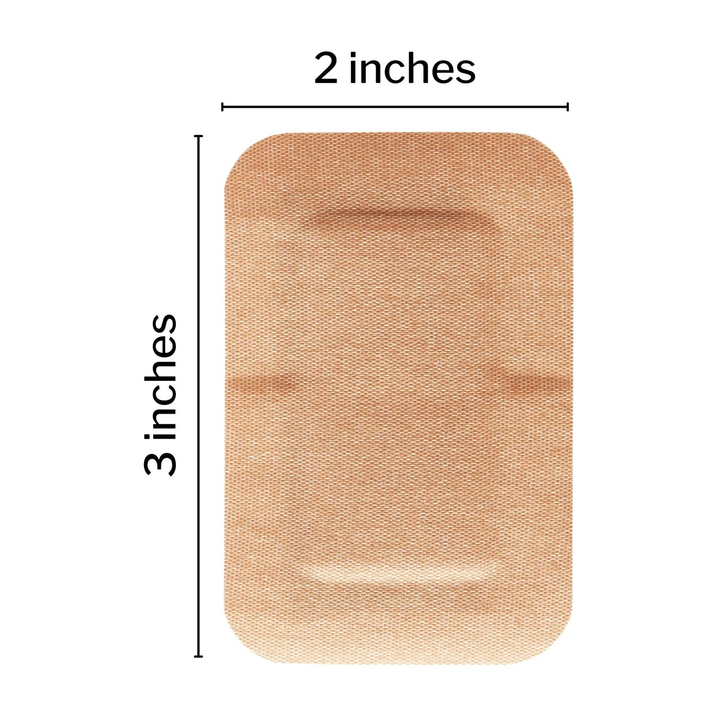 McKesson Tan Adhesive Strip, Up to 4 Inch Length