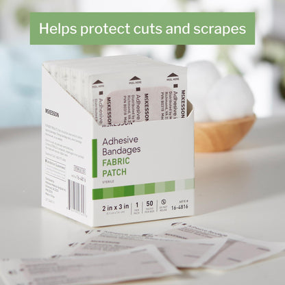 McKesson Tan Adhesive Strip, Up to 4 Inch Length