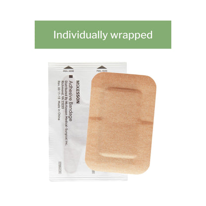 McKesson Tan Adhesive Strip, Up to 4 Inch Length