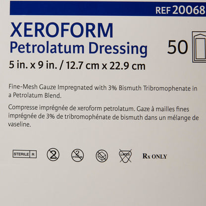 Gentell - Xeroform Petrolatum Impregnated Dressing, 5 x 9 Inch