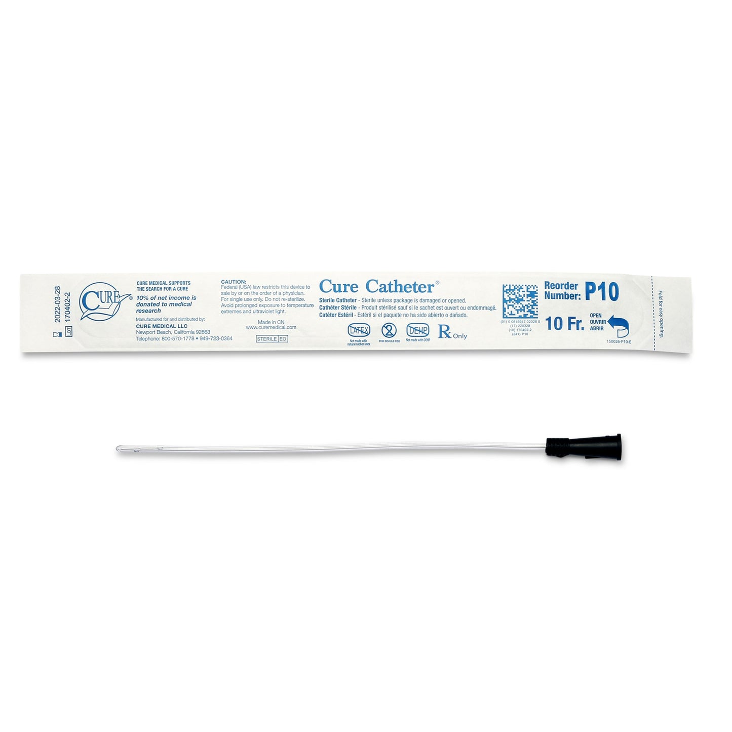 Cure Catheter™ Urethral Catheter, Unisex