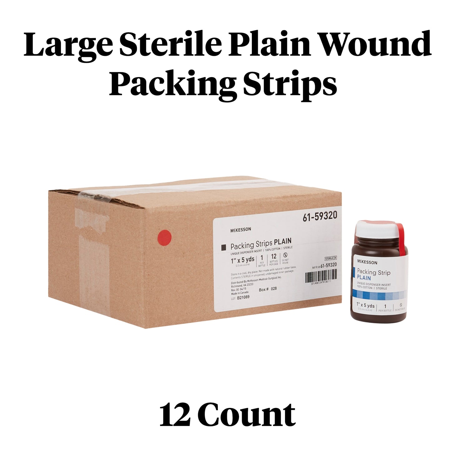McKesson Nonimpregnated Wound Packing Strip
