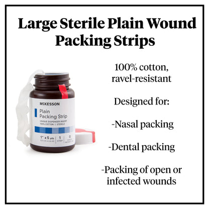 McKesson Nonimpregnated Wound Packing Strip