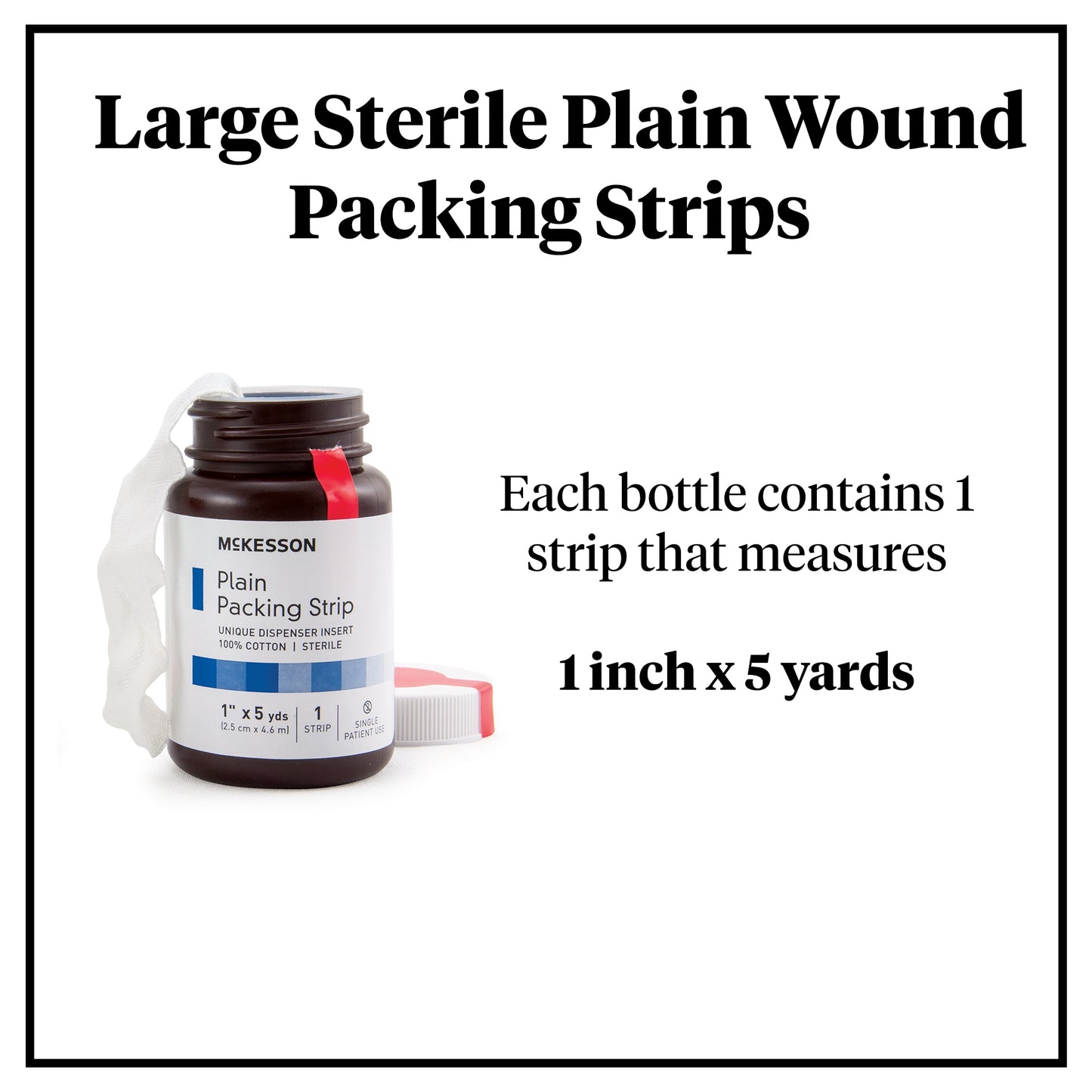 McKesson Nonimpregnated Wound Packing Strip