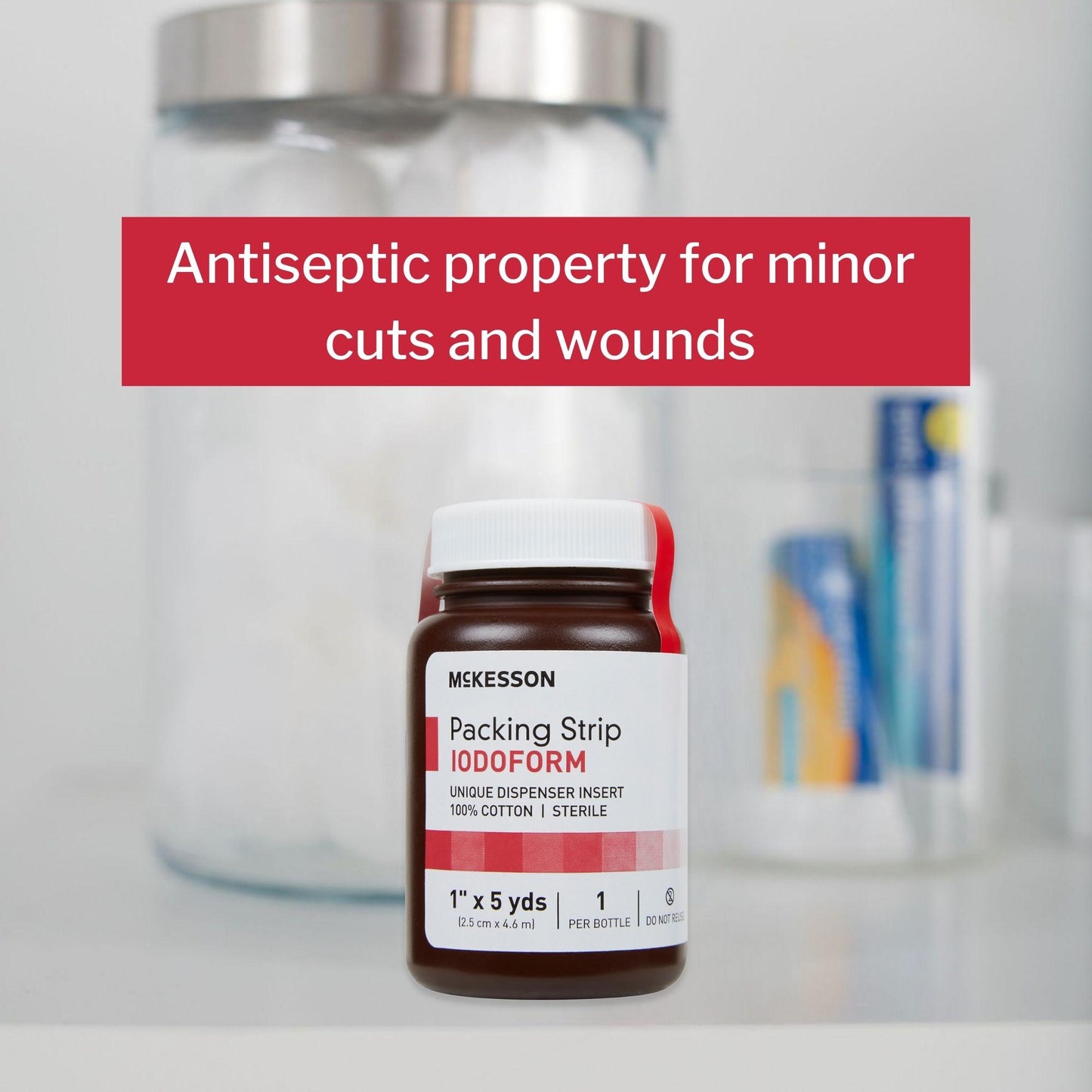 McKesson Iodoform Wound Packing Strip