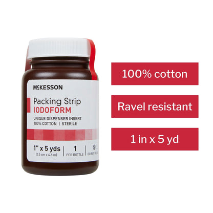 McKesson Iodoform Wound Packing Strip