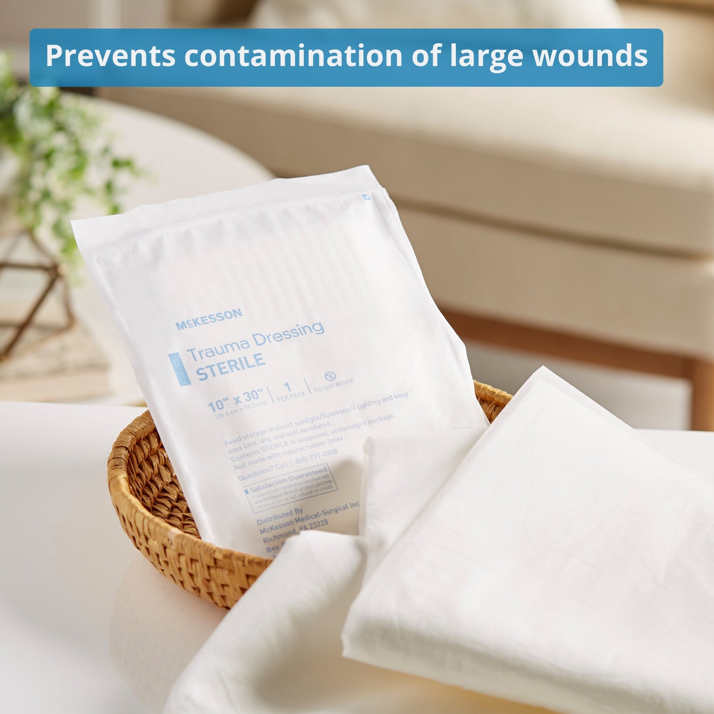 McKesson Sterile Trauma Dressing, 10 x 30 Inch