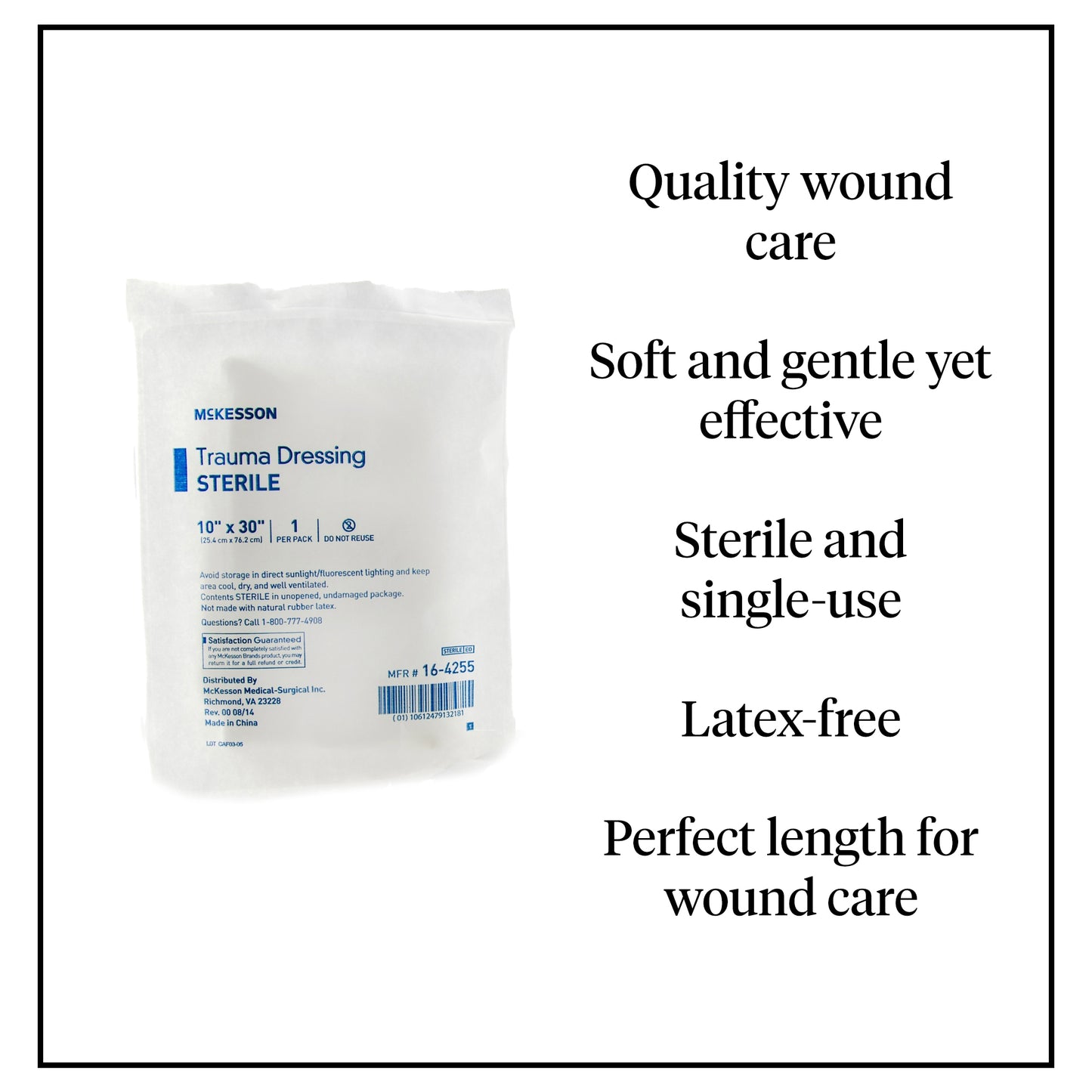 McKesson Sterile Trauma Dressing, 10 x 30 Inch