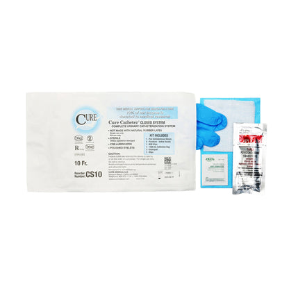 Cure Catheter™ Intermittent Catheter Kit, Unisex / Straight Tip