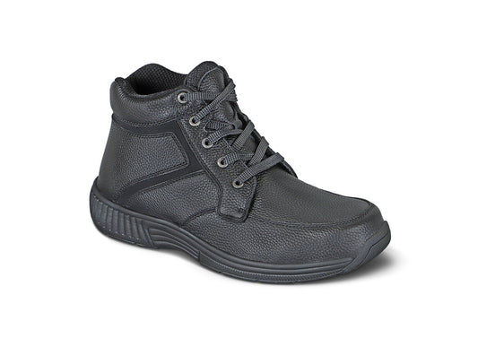 Highline Men's Boots, Black, angle view