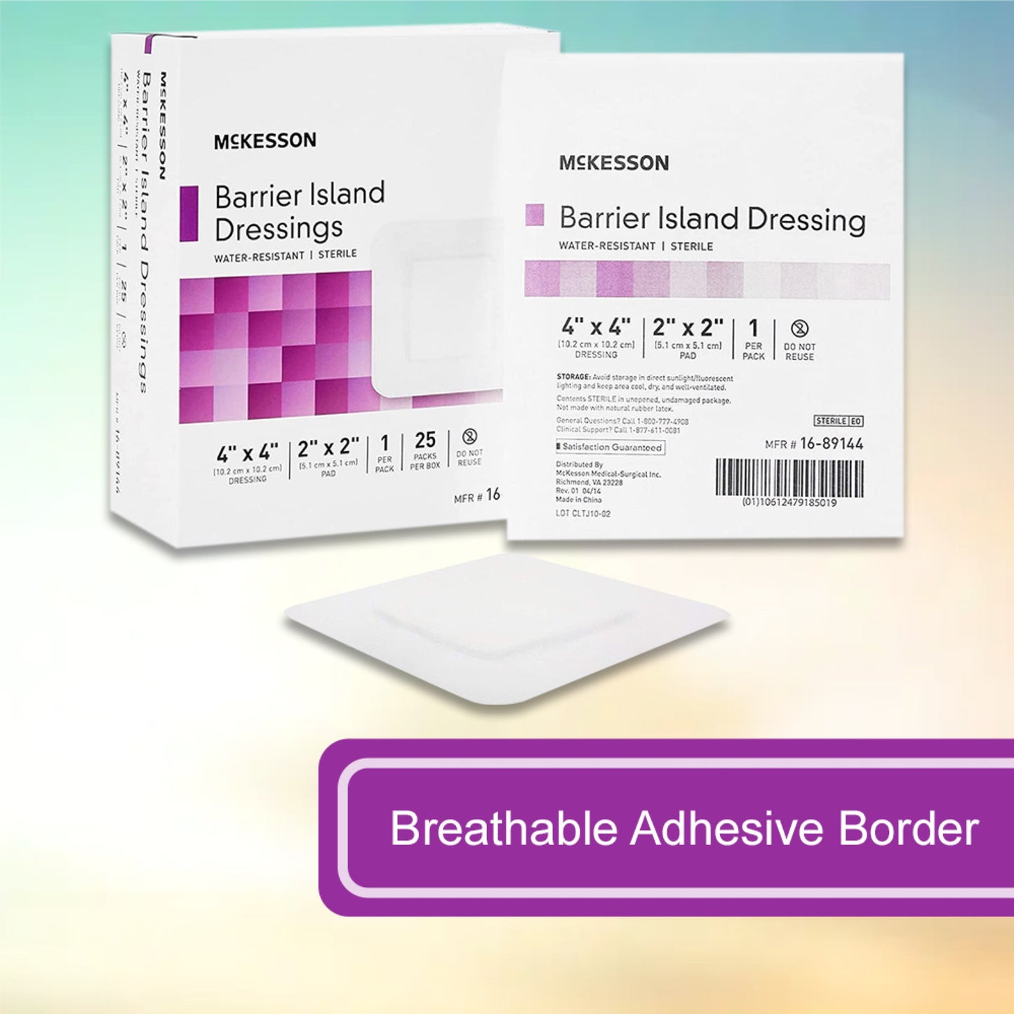 McKesson Composite Barrier Island Dressing