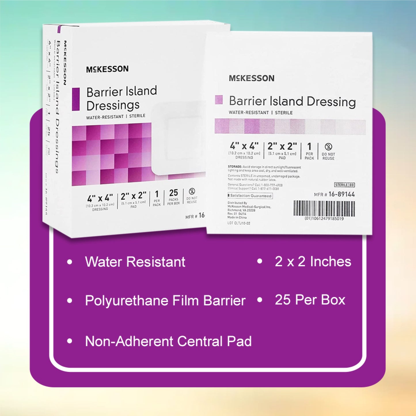 McKesson Composite Barrier Island Dressing