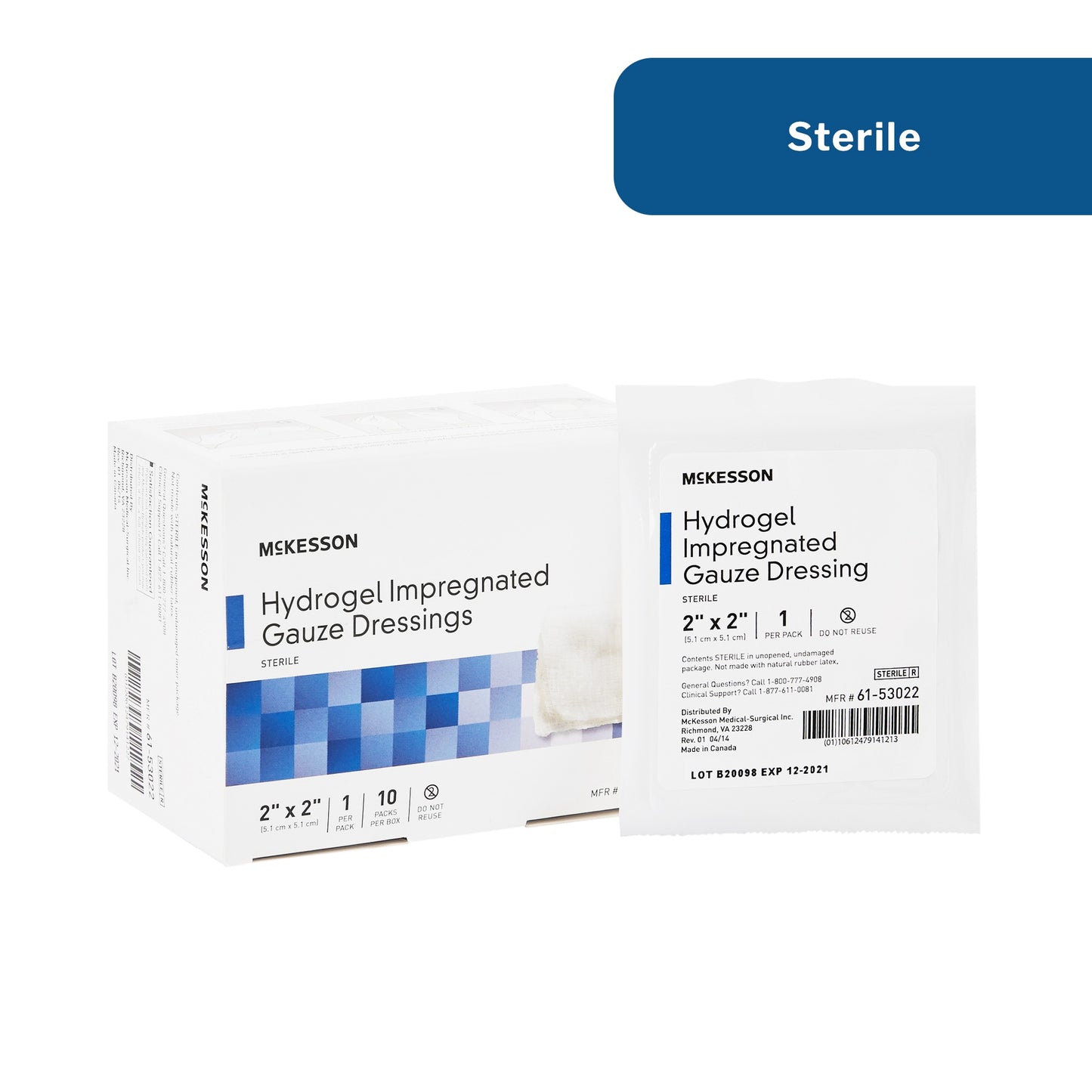 McKesson Hydrogel Gauze Dressing