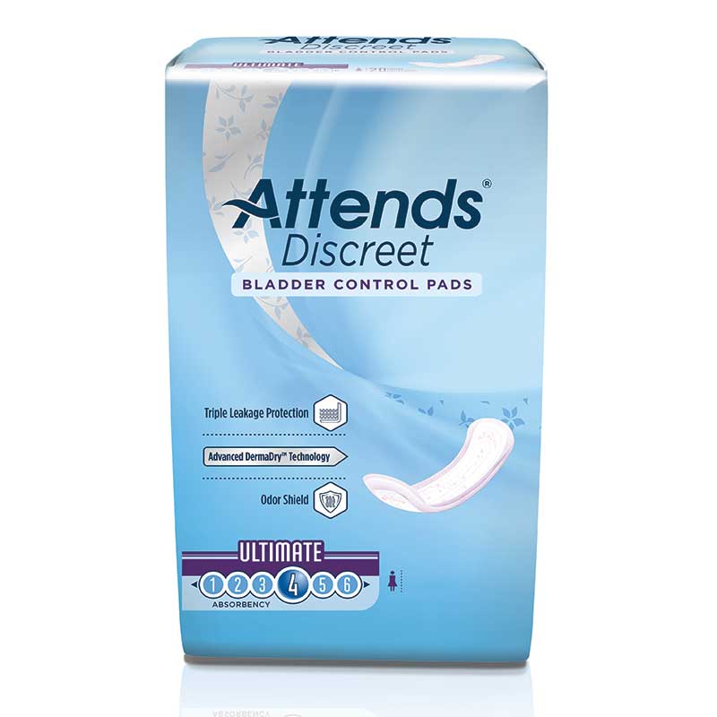 Attends Discreet Ultimate Pad 15" Long