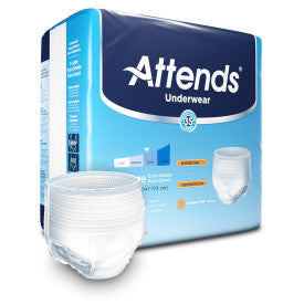 Attends Adult Extra Absorbency Protective Underwear X-Large 58" - 68"