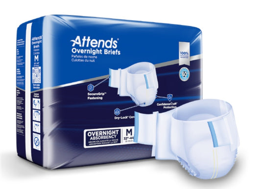 Attends Overnight Briefs Medium, 32" - 44"