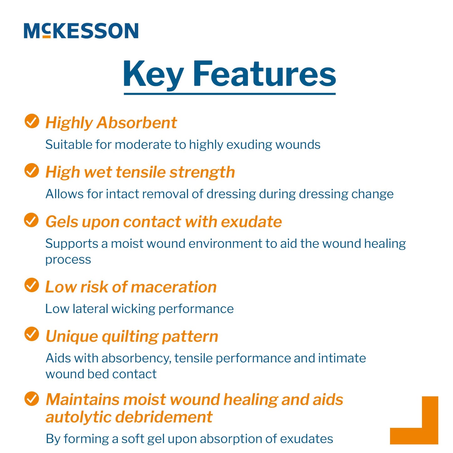 McKesson Silver Gelling Fiber Dressing