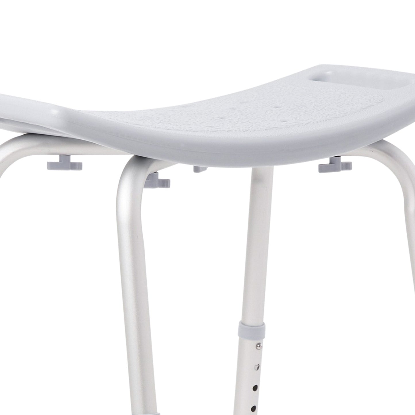 McKesson Aluminum Bath Bench Without Backrest, 15.5 – 19.5 Inch