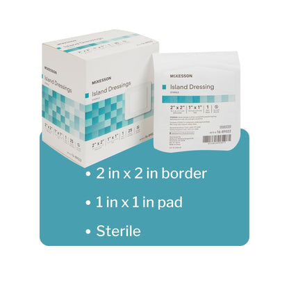 McKesson Adhesive Dressing, 2 x 2 Inch