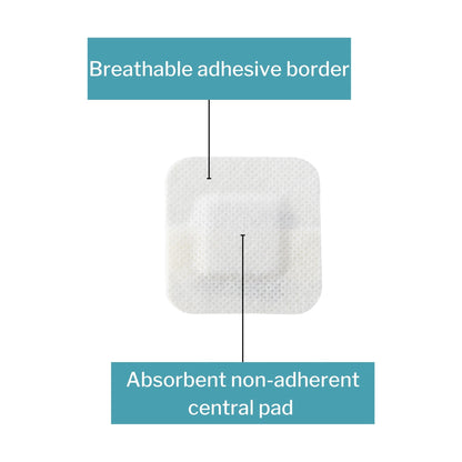 McKesson Adhesive Dressing, 4 x 4 Inch