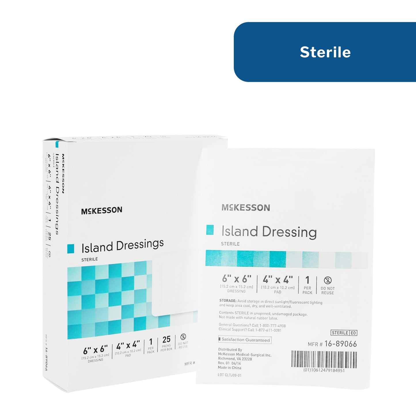 McKesson Adhesive Dressing, 6 x 6 Inch