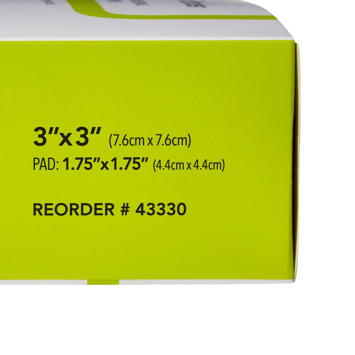 ComfortFoam™ Border Foam Wound Dressing w/ Soft Silicone Adhesive, 7.6 x 7.6 cm