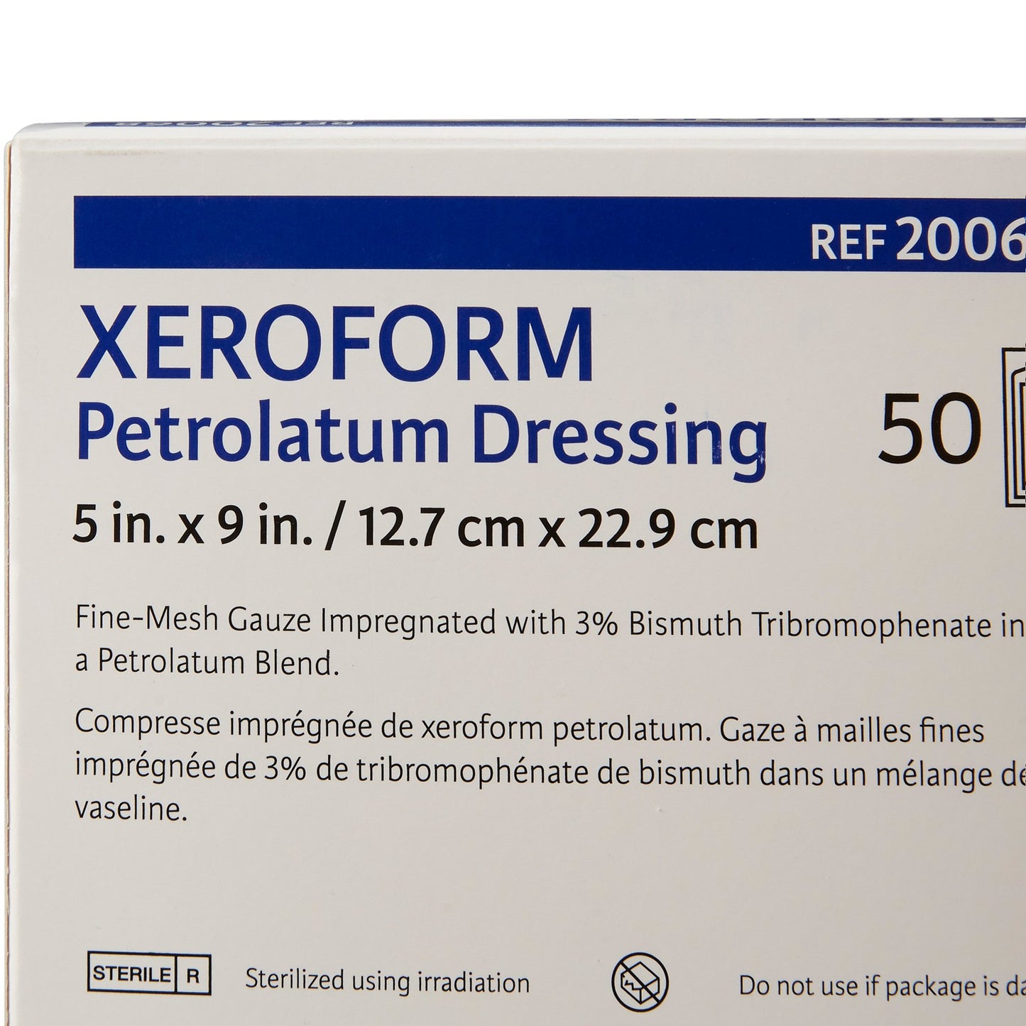 Gentell - Xeroform Petrolatum Impregnated Dressing, 5 x 9 Inch