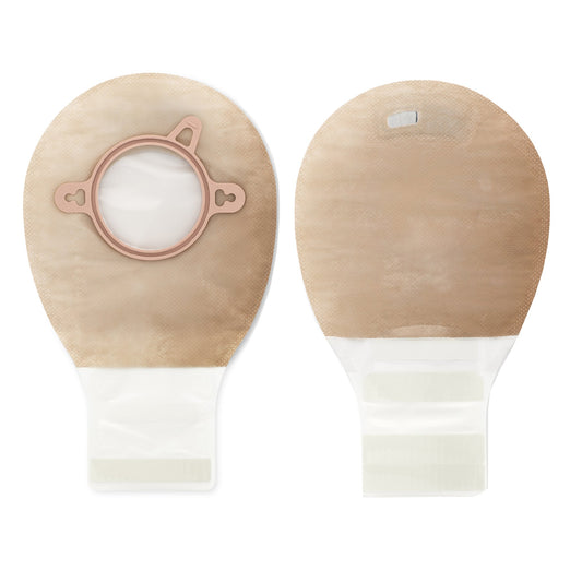 New Image™ 18283 Two-Piece Beige Ostomy Pouch, Pre-cut to Fit 57 mm