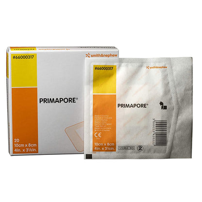 Primapore Adhesive Dressing, White