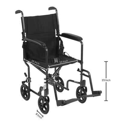 McKesson Transport Chair, Black