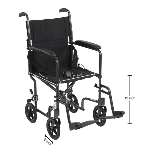 McKesson Transport Chair, Black