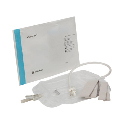 Conveen® Contour® Urinary Leg Bag: Anti-Reflux Valve, Polyethylene/Flocked