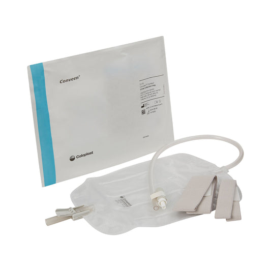 Conveen® Contour® Urinary Leg Bag: Anti-Reflux Valve, Polyethylene/Flocked