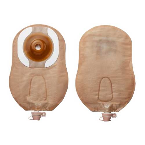 Premier Convex Flextend Urostomy Pouch With Belt Tabs Pre-Cut With Tape Ultra Clear 5 Count