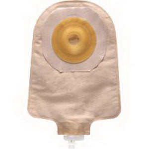 Premier One-Piece Urostomy Pouch Pre-Cut 1-1/4" with Flextend Barrier 5 Count Beige