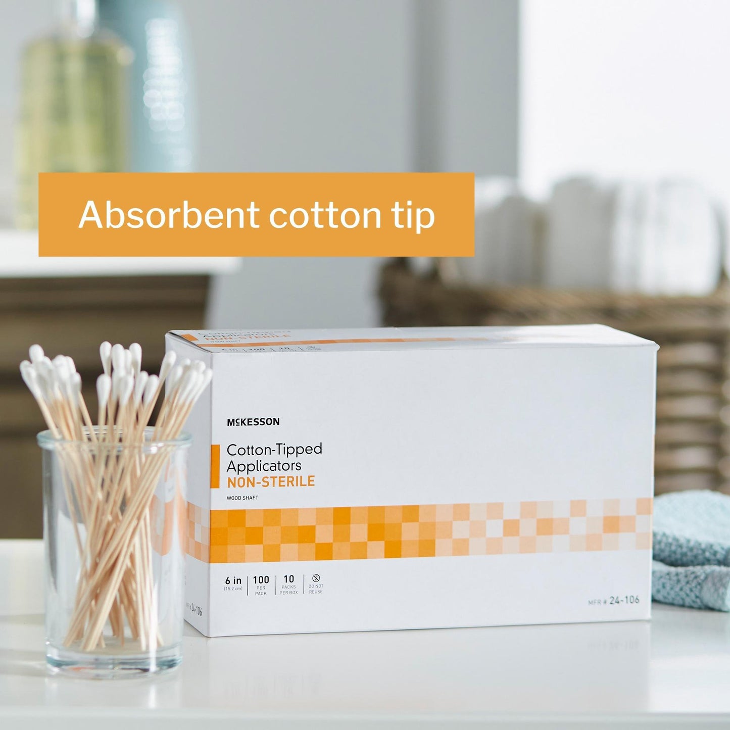 McKesson Swabsticks, Cotton-Tip